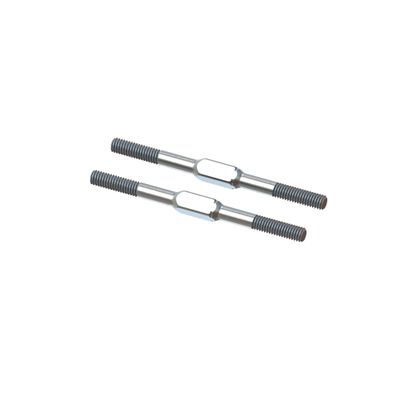 ARRMA Steel Turnbuckle, M4x60mm Silver (2): EXB, ARA340177