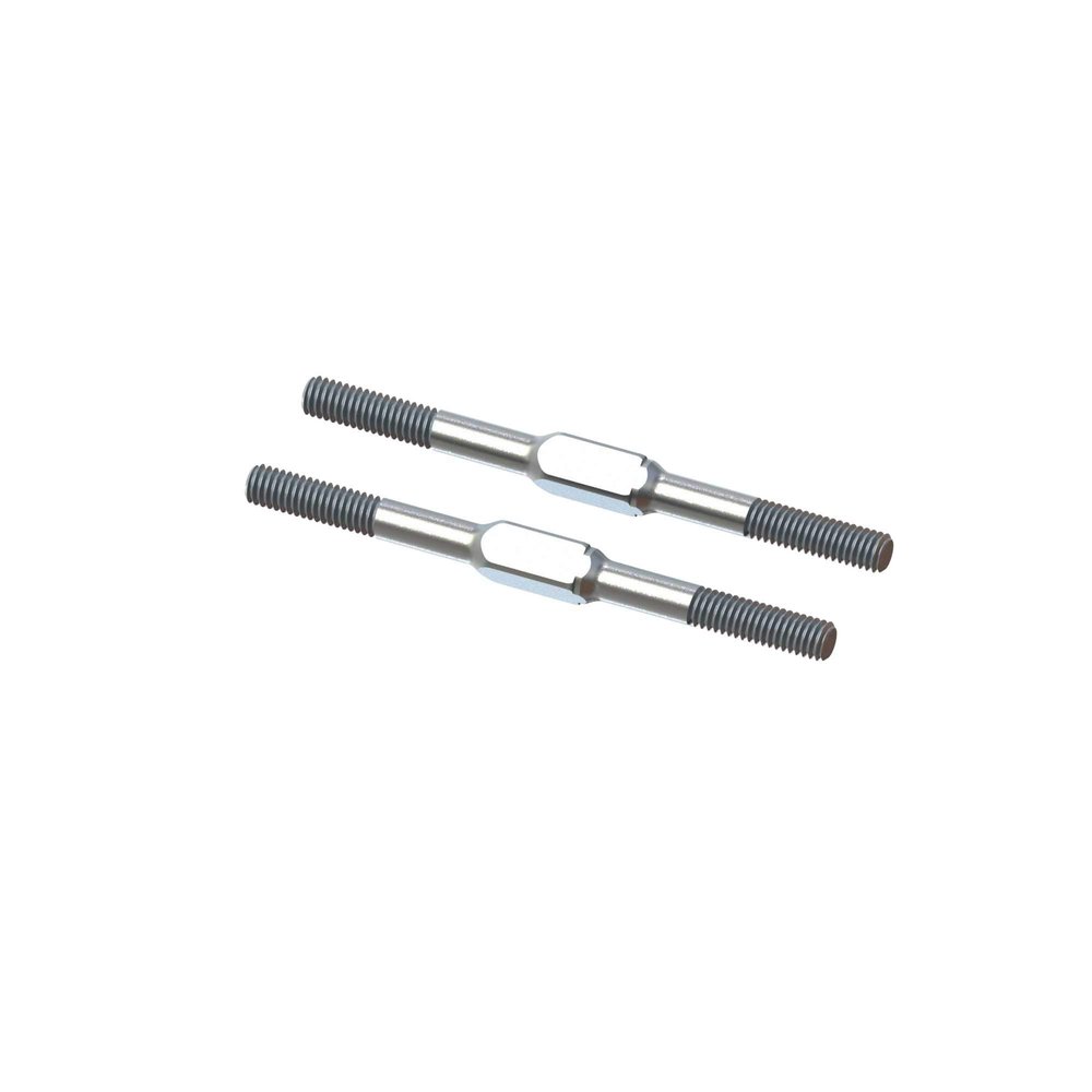 ARRMA Steel Turnbuckle, M4x60mm Silver (2): EXB, ARA340177