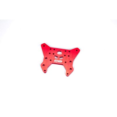 ARRMA Front Shock Tower CNC 7075 T6 Aluminum Red, ARA320611