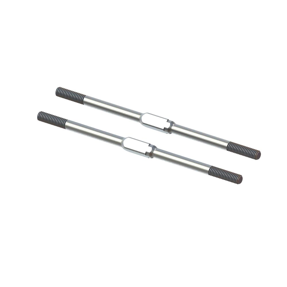 ARRMA Steel Turnbuckle, M4x95mm Silver (2): EXB, ARA340175