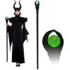 ddxx 51Inch Green LED Light Maleficent Staff Magical Scepter Wand Wizard view 1