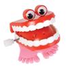 The Dreidel Company Wind Up Teeth Chomping & Chattering Teeth with Googly Eyes Toys for Kids Birthday Party Favors, Novelty and Gag Gifts, 1.75" Inches (2-Pack) view 2