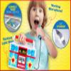 eKids Sing Along Boom Box Speaker with Microphone, Kids Karaoke Machine with Built in Music (Mother Goose) view 2