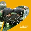 Larktale Sun Canopy Set for The Caravan Stroller/Wagon, Freshwater Blue view 2