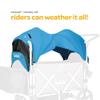 Larktale Sun Canopy Set for The Caravan Stroller/Wagon, Freshwater Blue view 3