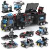 1110 PCS SWAT City Police Set Cop Car Building Set with Helicopter, Boat, Police Station, Mobile Command Center Truck Toys in 25 Different Models, Gifts for 6 Plus Year Old Kids Boys view 1