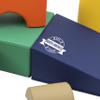 FDP SoftScape Playtime and Climb Multipurpose Playset for Infants, Toddlers 10m-2yrs For Crawlers and Little Builders, Learn Gross Motor Skills at Home or Daycare (6-Piece)- Navy/Orange 12364-NVOR view 4