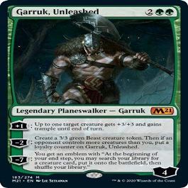Garruk, Unleashed - Core Set 2021.