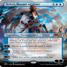 Teferi, Master of Time - Borderless - Foil
