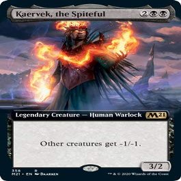 Kaervek, the Spiteful - Foil - Extended Art