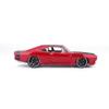 1969 Dodge Charger R/T Red Metallic with Black Hood and Black Stripes Classic Muscle 1/25 Diecast Model Car by Maisto view 3