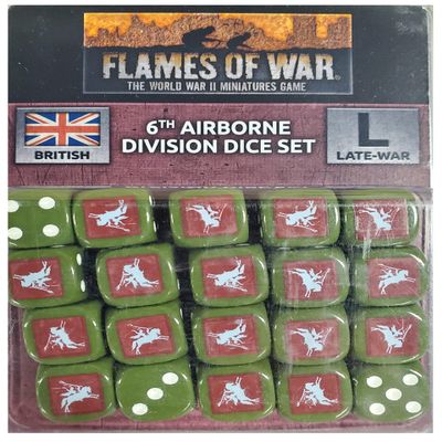 Battlefront Miniatures British 6th Airborne Division Dice Set (20)