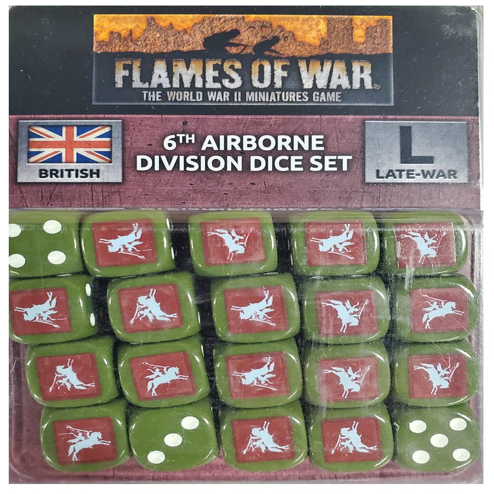 Battlefront Miniatures British 6th Airborne Division Dice Set (20)