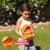 JOYIN Dinosaur Bubble Machine, Bubble Blower with Solutions for Kids, Summer Outdoor Indoor Toy, Dinosaur Party Favor, Kids Birthday Gift (Orange) view 4