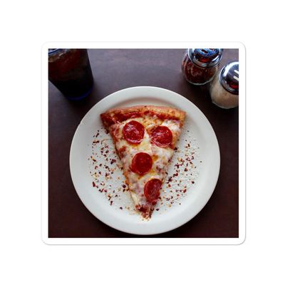Hogue WS LLC Pizzeria Pepproni Pizza Slice Laptop Sticker