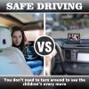 Baby Car Mirror, Car Baby Camera Monitor, Safety Car Seat Mirror Camera with 4.3'' HD, Wide Crystal Clear View, Night Vision, Not Need to Turn Around, Observe The Baby's Every Move at Any Time view 2
