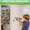 GoSports Foam Fire Games - Alien Invaders, Trophy Hunt, or Door Hang Battle Strike and Capture The Cash Targets - Include 2 Toy Blasters for Kids and Foam Ball Projectiles view 4
