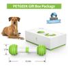 PETGEEK Interactive Dog Bone Toy, Automatic Dog Chase Toy, Electronic Pet Toys for Medium/Large Dog Boredom, USB Rechargeable Safe Material, Green Color view 2
