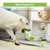 PETGEEK Interactive Dog Bone Toy, Automatic Dog Chase Toy, Electronic Pet Toys for Medium/Large Dog Boredom, USB Rechargeable Safe Material, Green Color view 4