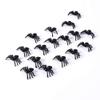 50 Pcs Plastic Spider Prank Props, Toy, Plastic Spider, Black Interesting for Funny Pranks for Halloween view 2