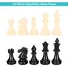 32 Pcs Chess Pieces Only, Chessmen Game Set Chess Pieces Replacement, Standard Tournament Chess Pieces, Plastic Chess Piece Full Set Chess Piece (Medium-64mm) view 2