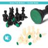 32 Pcs Chess Pieces Only, Chessmen Game Set Chess Pieces Replacement, Standard Tournament Chess Pieces, Plastic Chess Piece Full Set Chess Piece (Medium-64mm) view 4