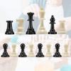 32 Pcs Chess Pieces Only, Chessmen Game Set Chess Pieces Replacement, Standard Tournament Chess Pieces, Plastic Chess Piece Full Set Chess Games view 3