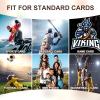 1000 Counts Card Sleeves Top Loaders for Trading Cards, Penny Soft Sleeves Baseball Card Sleeves Protectors Fit for Sports Cards, Football, Game Card view 3