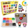 Pix Brix Pixel Art kit Puzzle Bricks - 6,000 Piece Pixel Art Container, 12 Color Medium Palette - Interlocking Building Bricks, Create 2D and 3D Builds Without Water or Glue - Stem Toys, Ages 6 Plus view 1