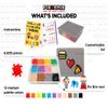 Pix Brix Pixel Art kit Puzzle Bricks - 6,000 Piece Pixel Art Container, 12 Color Medium Palette - Interlocking Building Bricks, Create 2D and 3D Builds Without Water or Glue - Stem Toys, Ages 6 Plus view 2