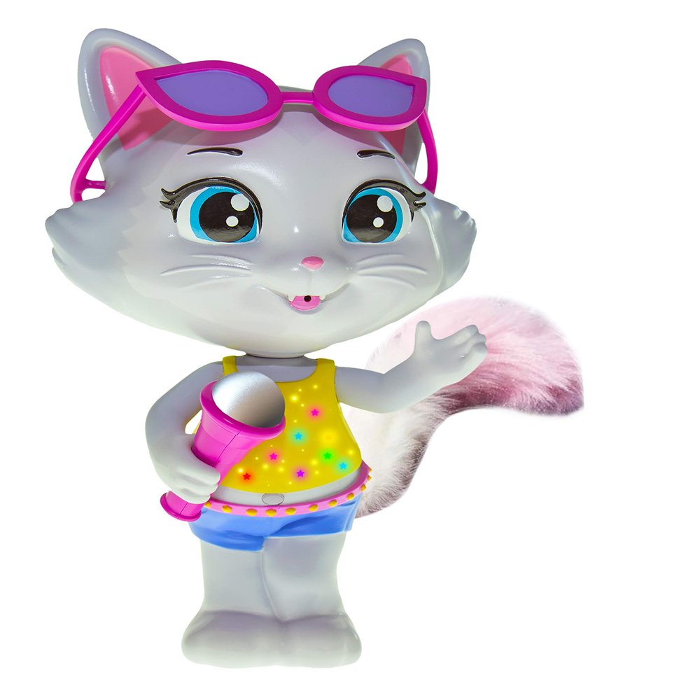 Smoby 44 Cats Musical Milady Electronic Figurine, 20 cm, TV Series Songs Included and Recording Function, from 3 Years, 7600180139