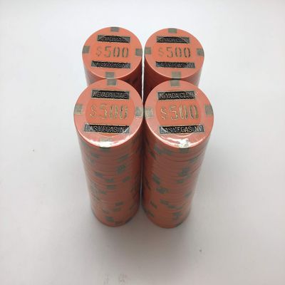 Nevada Club Poker Chips - (100) $500 Brass Core 15 gram