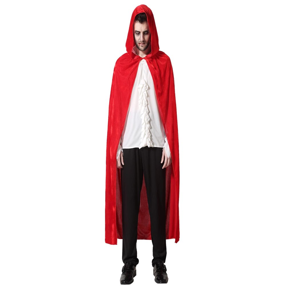 ATOSA B/Sun. Cape with Hood 140 cm Red Velvet, red, One Size