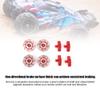 1/7 RC Car Aluminum Alloy Wheel Brake Disc, RC Upgrade Part Fit for TRAXXAS Unlimited Desert Racer UDR (Red) view 2