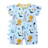 AYIYO Unisex Baby Summer Romper Short Sleeve Dinosaur Onesie Costumes (Blue,9) view 1