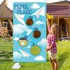 TICIAGA Paper Plane Toss Game Banner, Throwing Target Banner for Glider Airplane, Fun Add-on Toys for Flying Paper Plane, Outdoor Sport Activity for Kids, Airplane Theme Birthday Party Decoration view 3