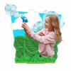 Bubble Gun - Elephant from Deluxebase. Dino Themed Bubbles Blower with Solution. Friction Powered Easy Use Machine for Educational Play and Party Favors for Kids. view 3