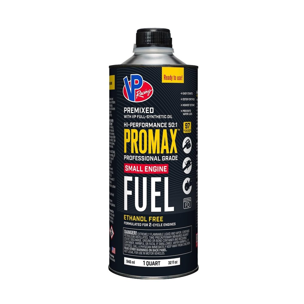 VP Racing Fuels 6835 ProMax 50:1 (97 Octane) Premix 2 Cycle Fuel for Small Engines - 1 Quart (1 Pack)