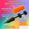 Hand Pump-Balloon Inflator & Kit - 2 Hand Air Pump for Balloons & Garland - Tie Tool, String & Tape for Birthday Party Decorations, Portable Air Pump Inflatables view 3