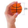 Mini Basketball Stress Balls 16 Pcs Pack | 2.5 Inch Mini Basketballs for Kids | Small Basketball Party Decoration | Party Favors, Small Soft Foam Basketballs | Basketball Party Goodie Toy By Anapoliz view 2