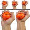 Mini Basketball Stress Balls 16 Pcs Pack | 2.5 Inch Mini Basketballs for Kids | Small Basketball Party Decoration | Party Favors, Small Soft Foam Basketballs | Basketball Party Goodie Toy By Anapoliz view 3