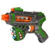 Kids Pretend Play Alien Green Space Blaster Ray Gun with Flashing Lights and Sounds for Boys Girls Children view 2