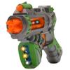 Kids Pretend Play Alien Green Space Blaster Ray Gun with Flashing Lights and Sounds for Boys Girls Children view 3