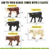Little Buster Toys Calves Set - 5 Pack; Black Angus, Hereford, Red Angus, Black Baldy, and Charolais; Get All Your Calves in one Deal! view 3