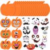 16 Kits Foam Pumpkin Craft Kits With Stickers for Kids Crafts Halloween Decoration view 1