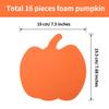 16 Kits Foam Pumpkin Craft Kits With Stickers for Kids Crafts Halloween Decoration view 2