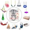 Dakzhou Stainless Steel Hanger with Smooth Swing Bearings, Heavy Duty 180+360 Swivel Swing Hook, 1500 lb Capacity Playground Yoga Hammock Chair Rope, sandbag Porch Swing Bag Sleeve view 3