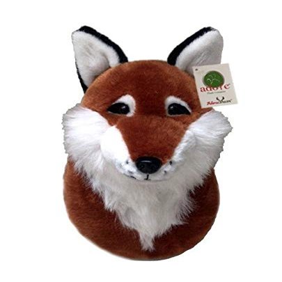 Adore 12" Foxy The Red Fox Plush Stuffed Animal Walltoy Wall Mount