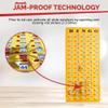 MR CHIPS Jam-Proof Finger Tip Master Bingo Card with Sliding Windows Large Cardboard Calling Cards Gold Rush Style view 3