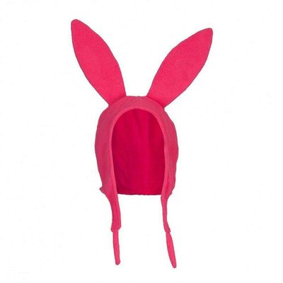 Bob's Burgers Louise Rabbits Ear Fleece Bunny Pink Floppy Ears Hat Halloween ChristmasCostume Cap Hat